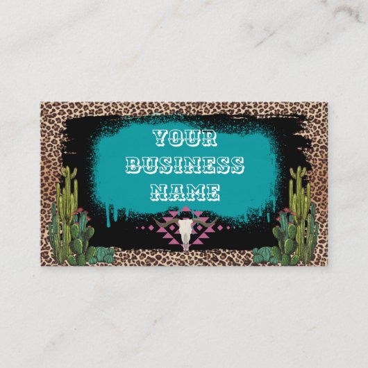 Aangepast Western Visitekaartje (Voorkant)