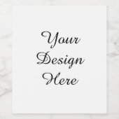 Aangepast Wijn Etiket (Enkel label)