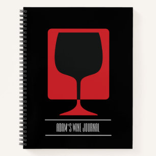 Aangepast wijnboek notitieboek