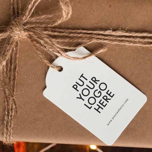 Aangepast, winkelen cadeaulabel