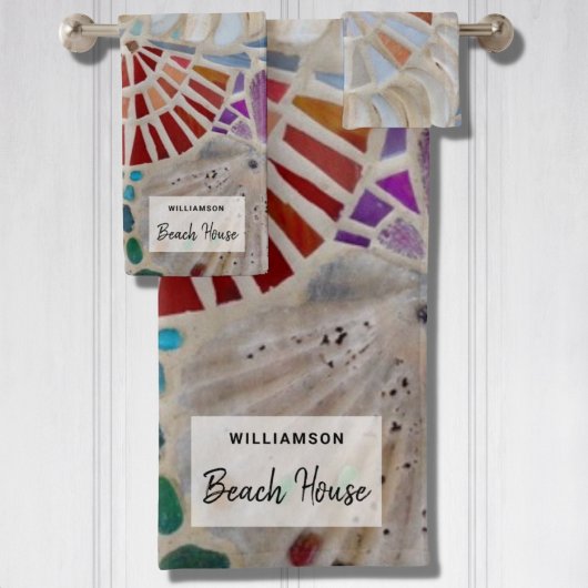 Aangepast winkelhuis bad handdoek