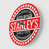 Aangepast winkelrood grote klok (Hoek)