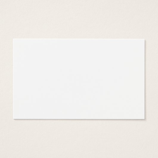 Aangepast wit eenvoudig ontwerp Voeg foto of tekst Visitekaartje (Voorkant)