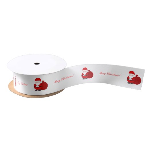 Aangepast wit kerstlint met kersttint lint (Spoel)