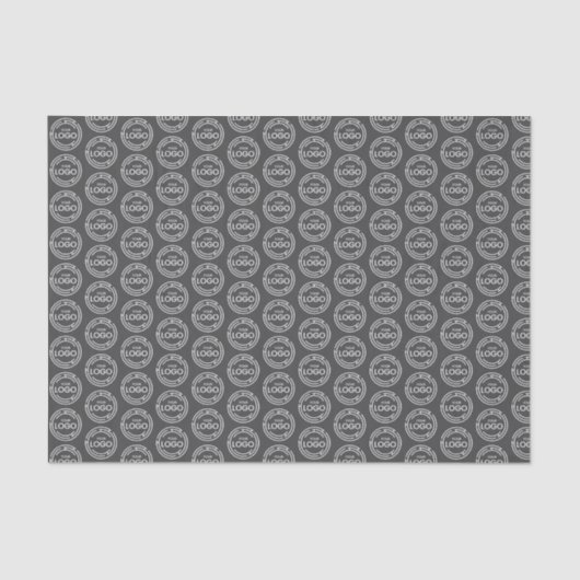 Aangepast wit Logo Tissuepapier (Voorkant)