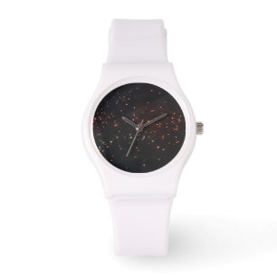 Aangepast witte silicium voor porties Fireworks Wa Horloge