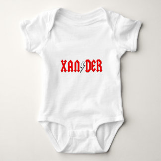 aangepast XANDER-shirt voor rots en rollen Romper