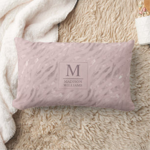 Aangepast Zachte Blush Pastel Roze Gouden Glitter Kussen