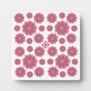 Aangepast zachte stoffige roze chrysanthemum patro fotoplaat