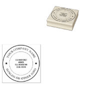 Aangepast Zakelijk Bedrijf Rubberstempel (Gestempeld)