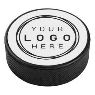 Aangepast zakelijk bedrijfslogo hockey puck