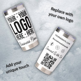 Aangepast Zakelijk Logo Bedrijfs Modern Koel Geïsoleerde Drinkbeker