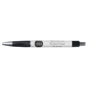 Aangepast zakelijk logo bedrijfs retouradres pen