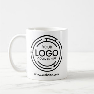 Aangepast zakelijk logo Bedrijfsmerk Corporate Koffiemok