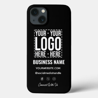 Aangepast zakelijk logo Bedrijfsmodern koel iPhone 13 Hoesje