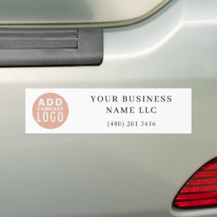 Aangepast zakelijk logo bedrijfsvloot bumpersticker