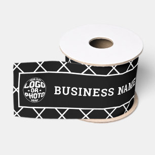 Aangepast zakelijk logo Corporate Marketing Modern Grosgrain Lint