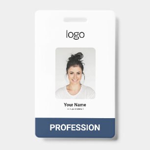 Aangepast Zakelijk Logo, Foto, Bar Qr Code Badge