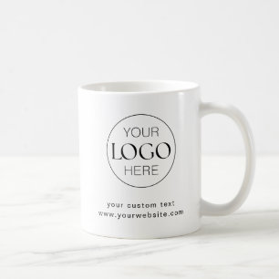 Aangepast zakelijk logo merk koffiemok
