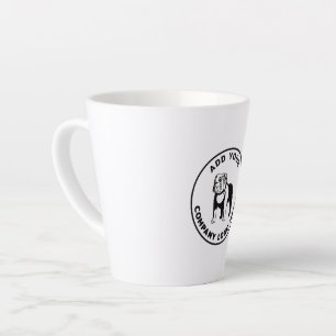 Aangepast Zakelijk Logo Moderne Marketing Giveaway Latte Mok