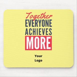 Aangepast zakelijk Logo Motivatie Kantoor Muismat