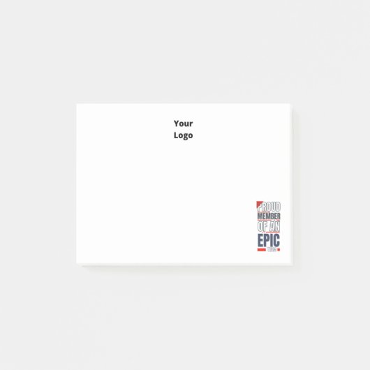 Aangepast zakelijk Logo Motivatie Kantoor Post-it® Notes (Voorkant)