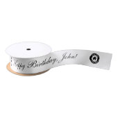 Aangepast zakelijk Logo patroon en tekst Lint (Spoel)