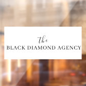 Aangepast Zakelijk Logo | Professionele Bedrijven  Raamsticker (Vel 2)