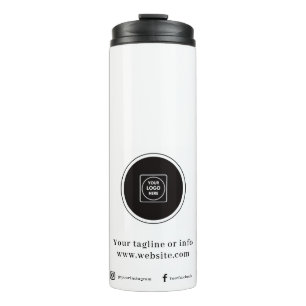 Aangepast zakelijk logo promotioneel merkdesign thermosbeker