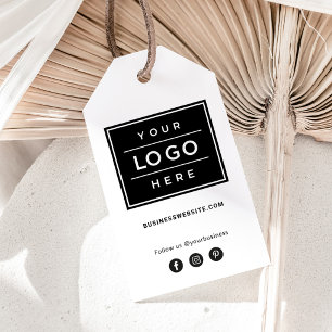 Aangepast Zakelijk Logo Sociale Media Merk Cadeaulabel