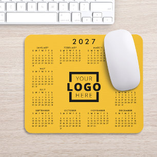 Aangepast zakelijk logo zakelijke 2023 kalender muismat