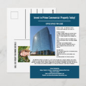 Aangepast zakelijk onroerend goed briefkaart (Voorkant / Achterkant)