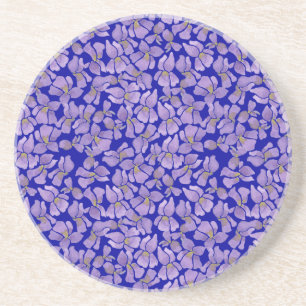 Aangepast zandsteen Onderzetter, Violet op donkerb Onderzetter