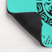 aangepast Zee met stammenmasker Turquoise Muismat (Hoek)
