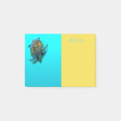 Aangepast zee schildpad notitie post-it® notes (Voorkant)
