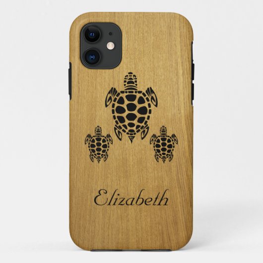 Aangepast Zee voor stamhout Case-Mate iPhone Case (Achterkant)