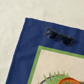 Aangepast zeemeerminnend zeemacht strandlaken (In situ)