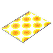 Aangepast zonnebloempatroon notitieboek (Linkerzijde)