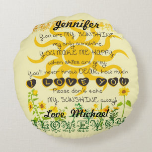 Aangepast zonnescherm rond kussen