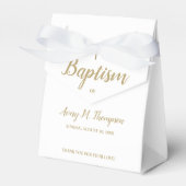 Aangepast zuiver wit gouden handschrift bedankdoosjes (Voorkant Zijde)