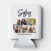 Aangepast zusje script 6 Fotocollage Blikjeskoeler (Achterkant)