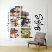 Aangepast zusje script 6 Fotocollage Wandkleed (In Situ (horizontaal))