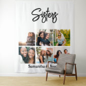 Aangepast zusje script 6 Fotocollage Wandkleed (In situ)
