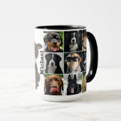 Aangepast zwart 15oz Ringer Mok Big Mutts3 door ZA (Voorkant rechts)