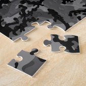 Aangepast zwart Camo Puzzle Legpuzzel (Zijkant)