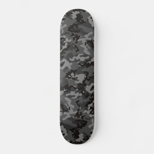 Aangepast zwart Camo Skateboard (Voorkant)