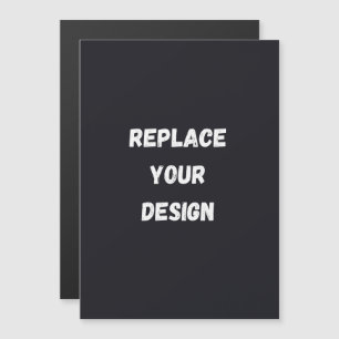 Aangepast zwart eenvoudig ontwerp Voeg foto of tek