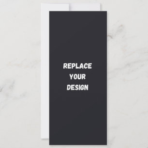 Aangepast zwart eenvoudig ontwerp Voeg foto of tek Aankondiging