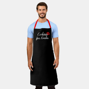 Aangepast zwart-gepersonaliseerd pap mam die koken schort