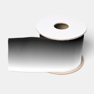 Aangepast zwart ombre grosgrain lint